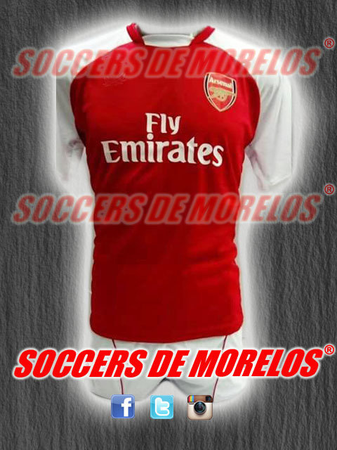 UNIFORME DE FUTBOL ARSENAL LOCAL 2017 EXCEL-FIT