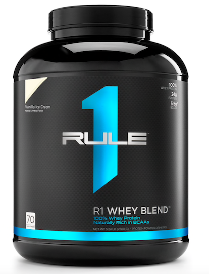 RULE ONE WHEY BLEND 5 LBS SABOR VANILLA ICE CREAM (70 SERVICIOS)