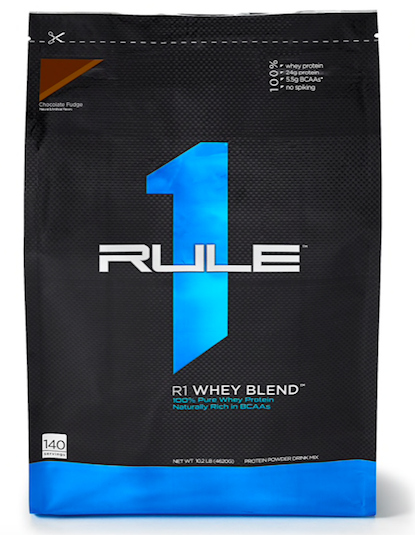 RULE ONE WHEY BLEND 10 LBS SABOR CHOCOLATE FUDGE (140 SERVICIOS)