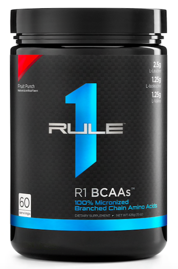 RULE ONE BCAAs  60 SERVICIOS SABOR FRUIT PUNCH