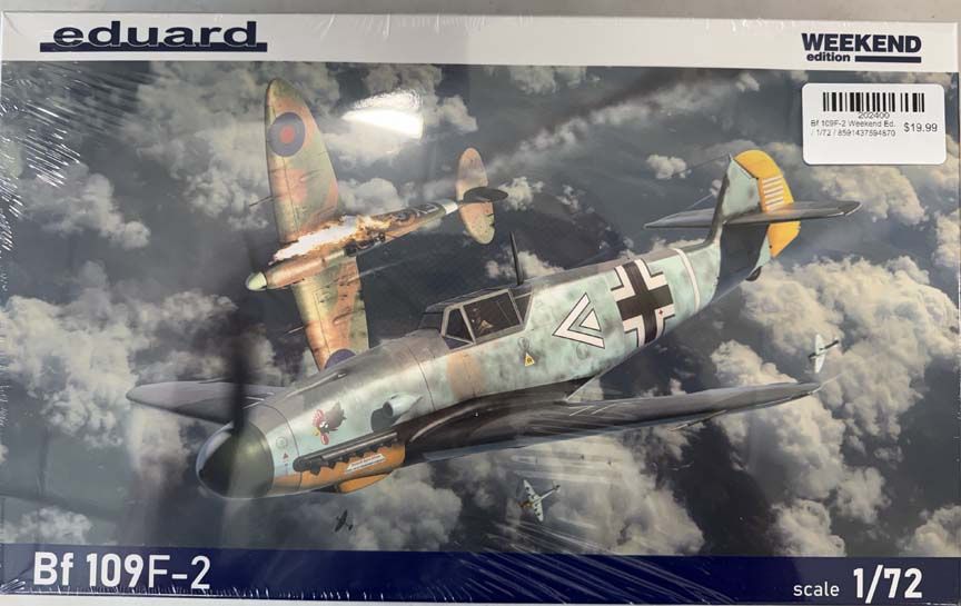 Bf 109F-2 Weekend Ed., Size: 1/72, Alternate Lookup: EDU 7474