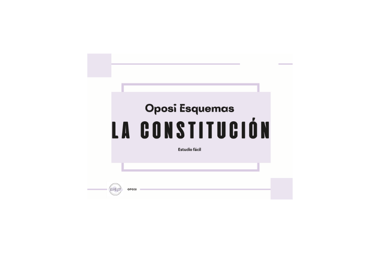Oposi esquema La Constitución PDF