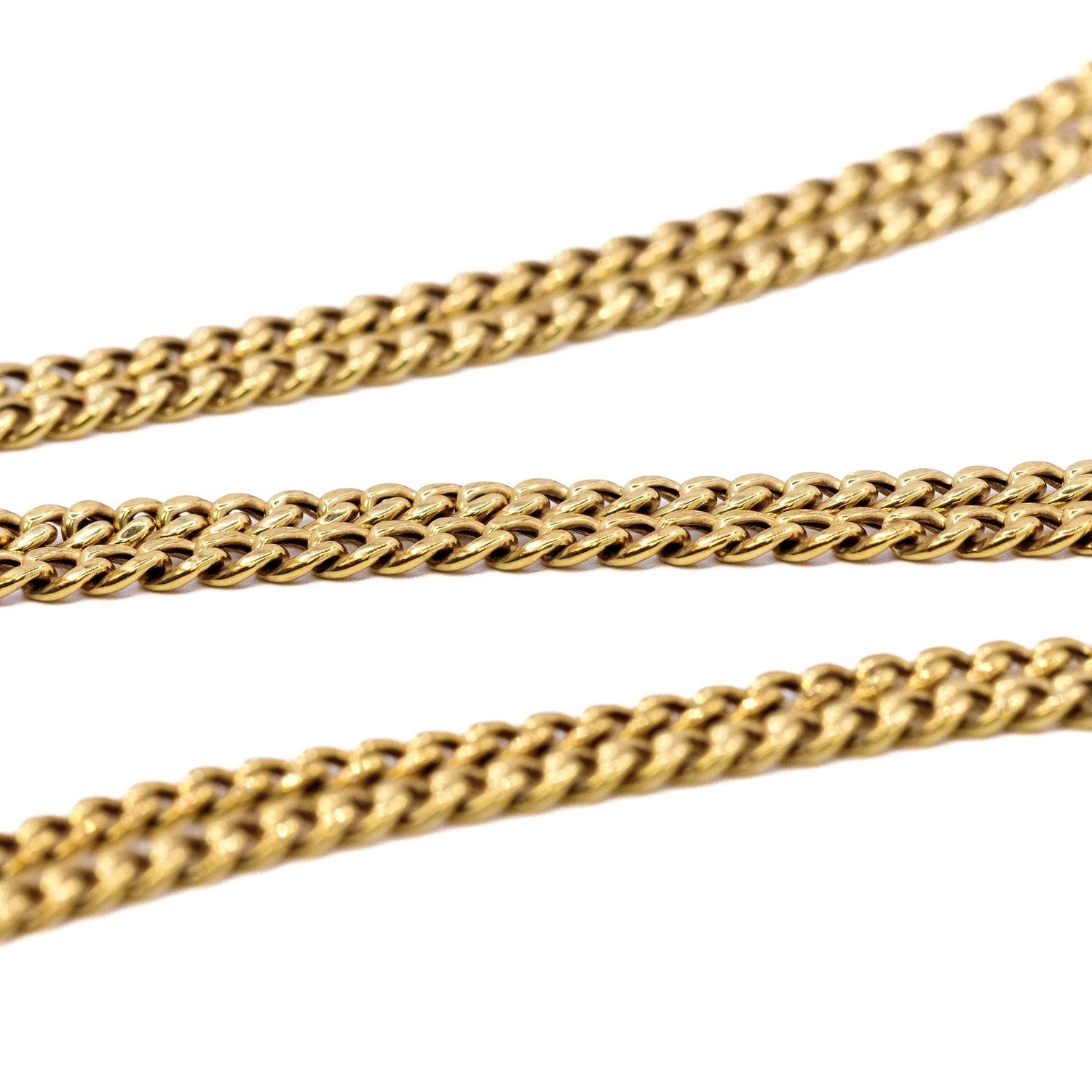 2.8mm Hollow Miami Cuban Chain 16&quot;