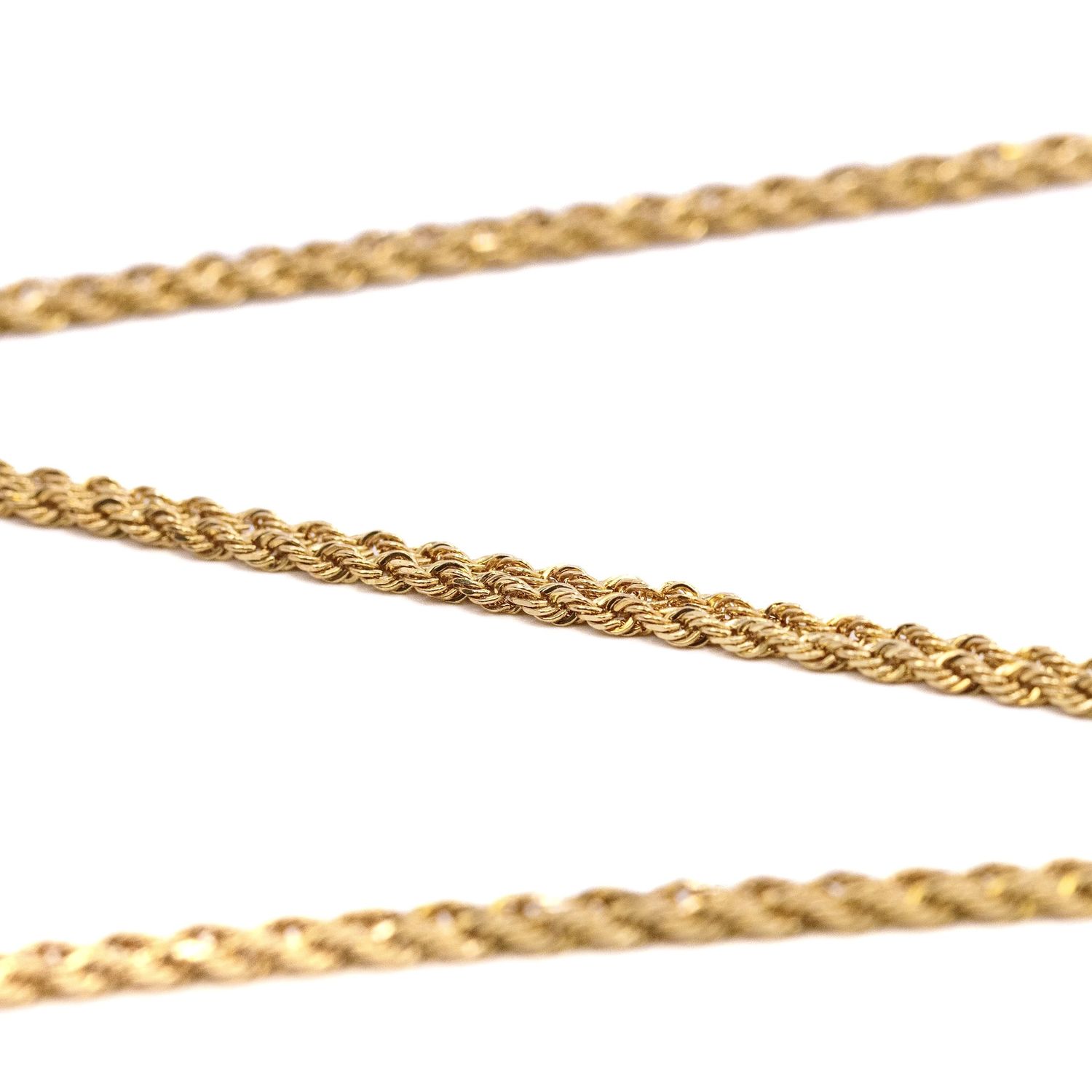 2.9mm Rope Chain 22&quot;