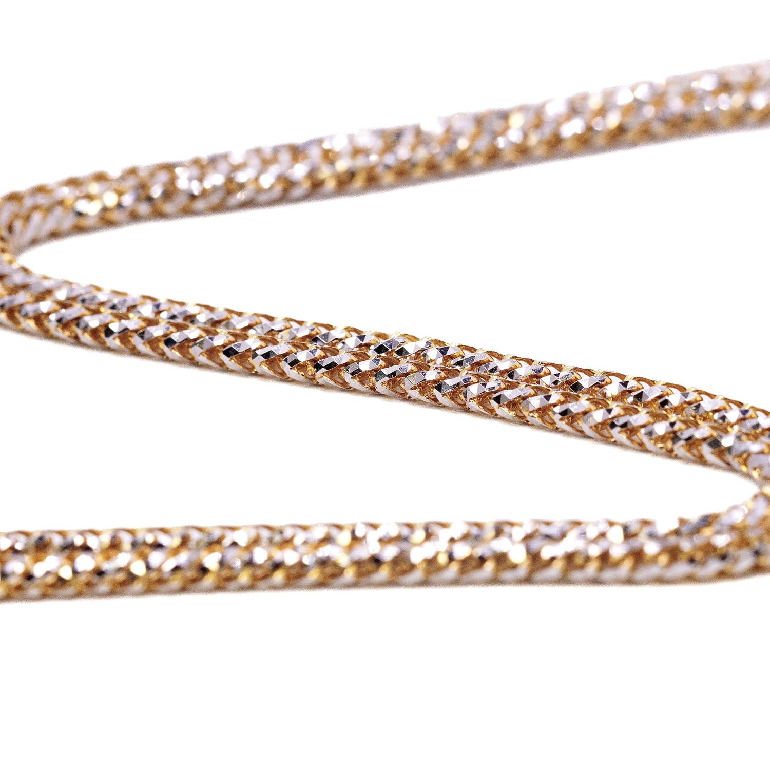 2.6mmDiamond Cut Franco Chain  18&quot;