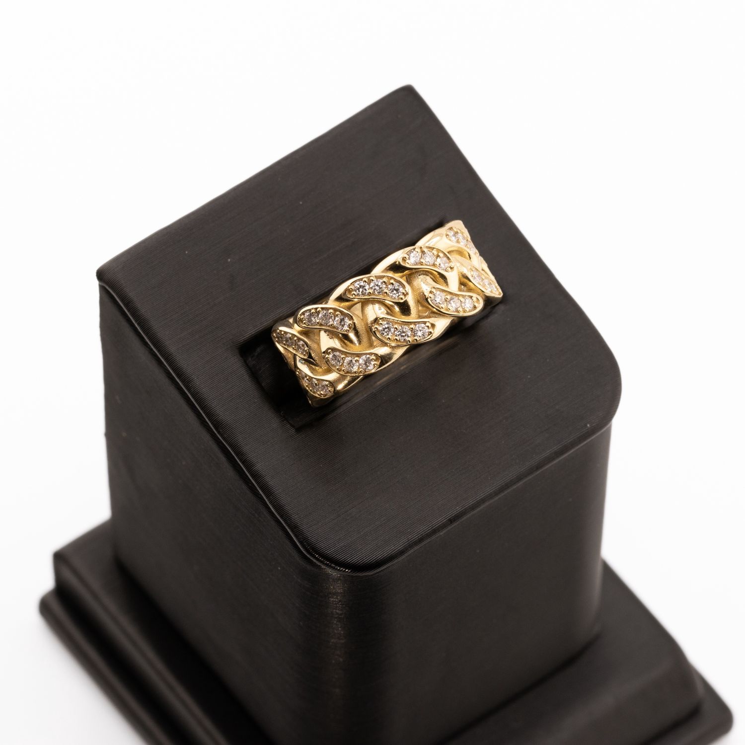 Diamond Cuban Ring