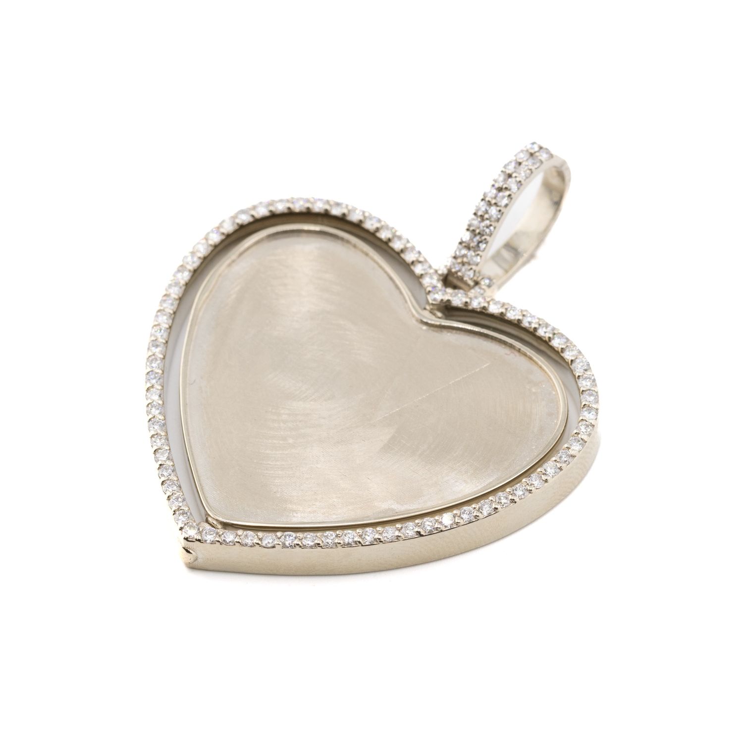 10k Diamond Heart Memory Pendant