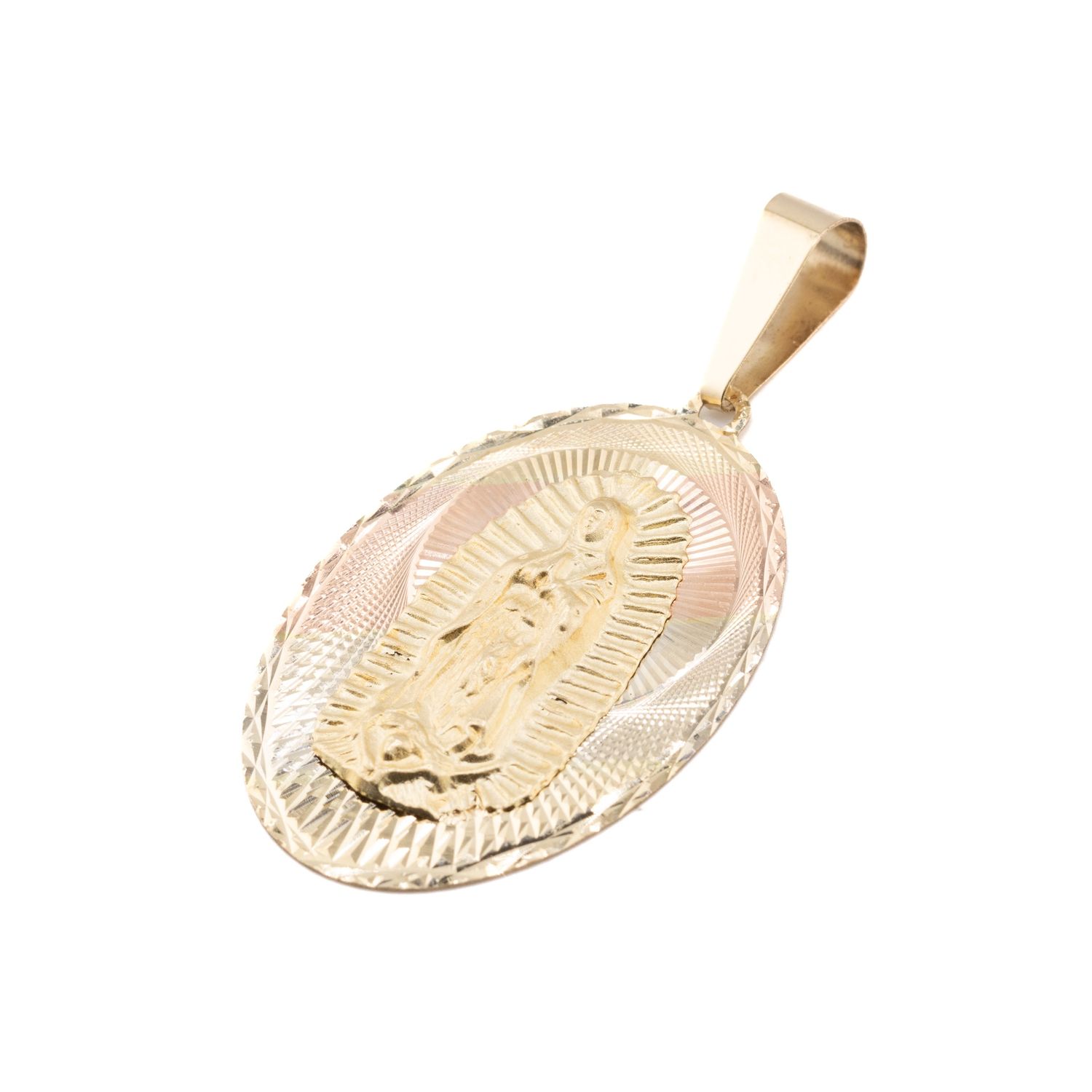 14k Virgin Mary Pendant M