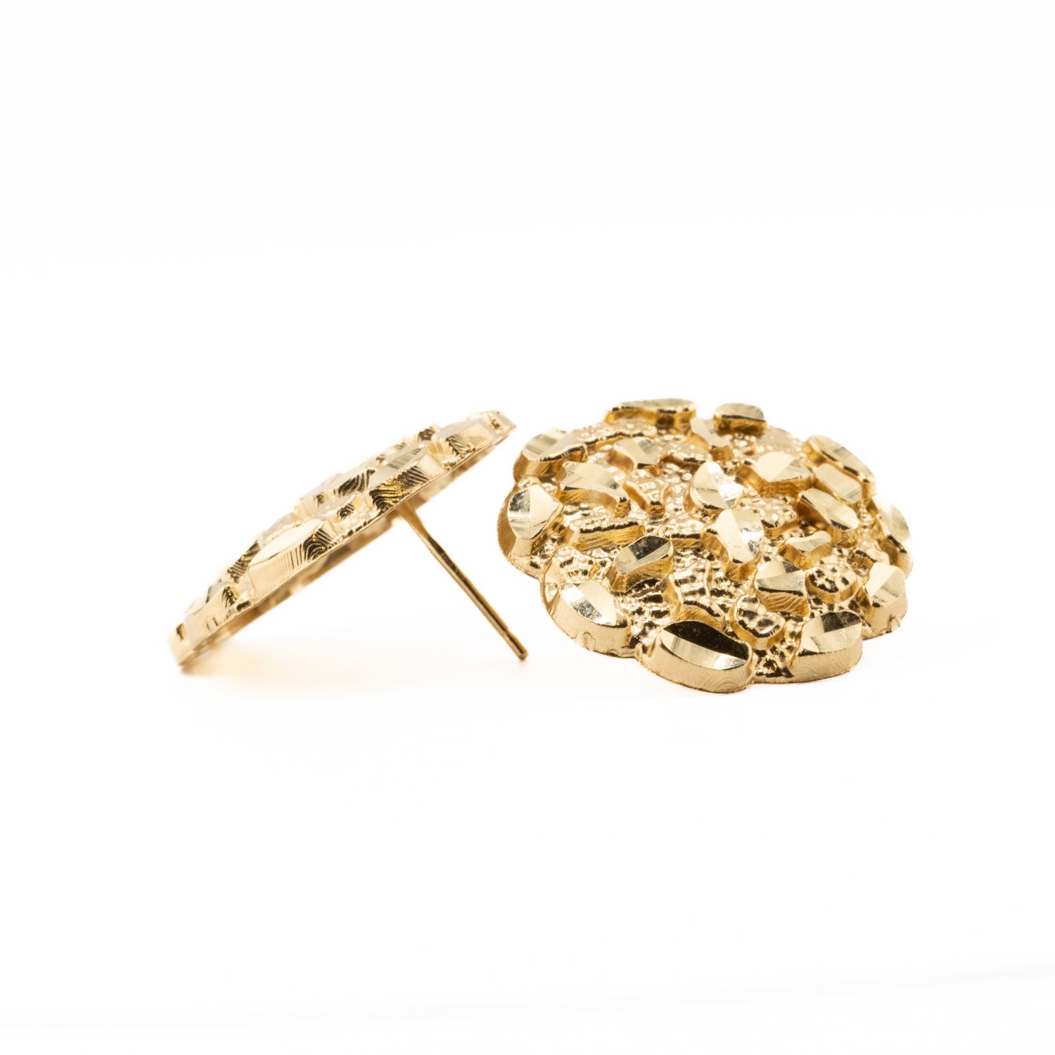 10k Nugget Earrings