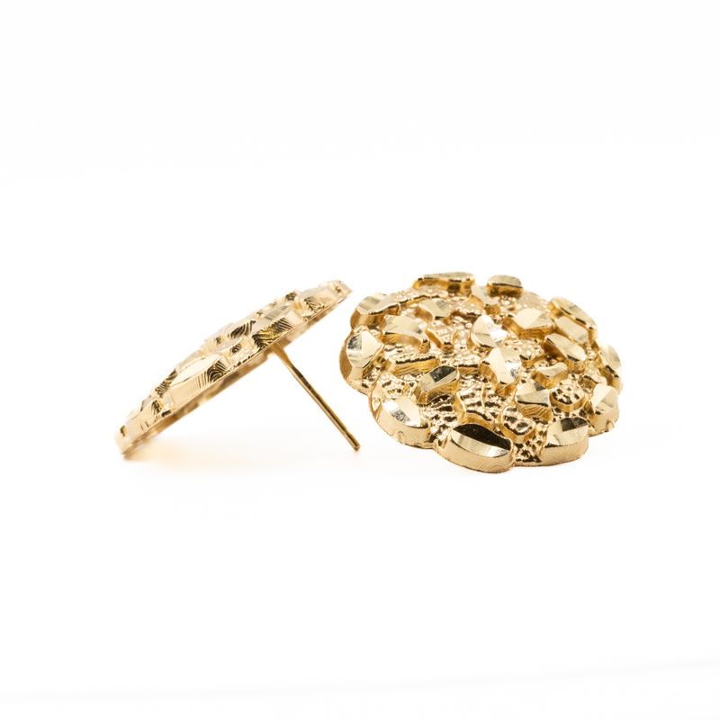 10k Nugget Earrings