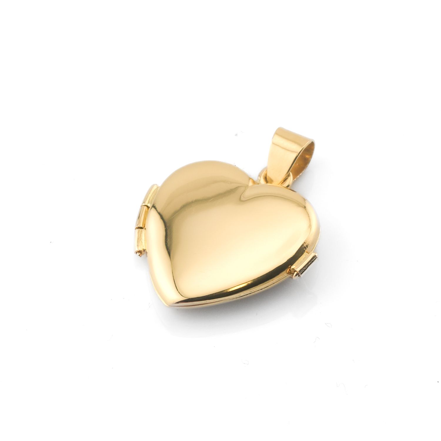 14k Heart Locket Pendant