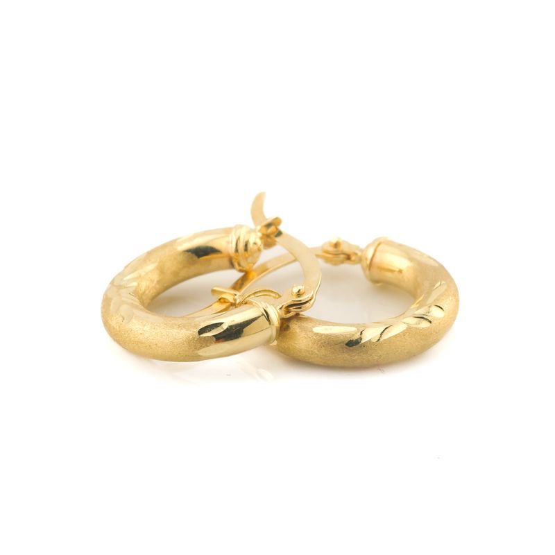 14K Huggie Earrings