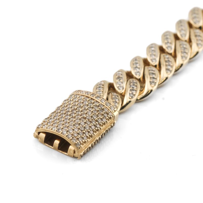 10.9mmDiamond  Cuban Bracelet