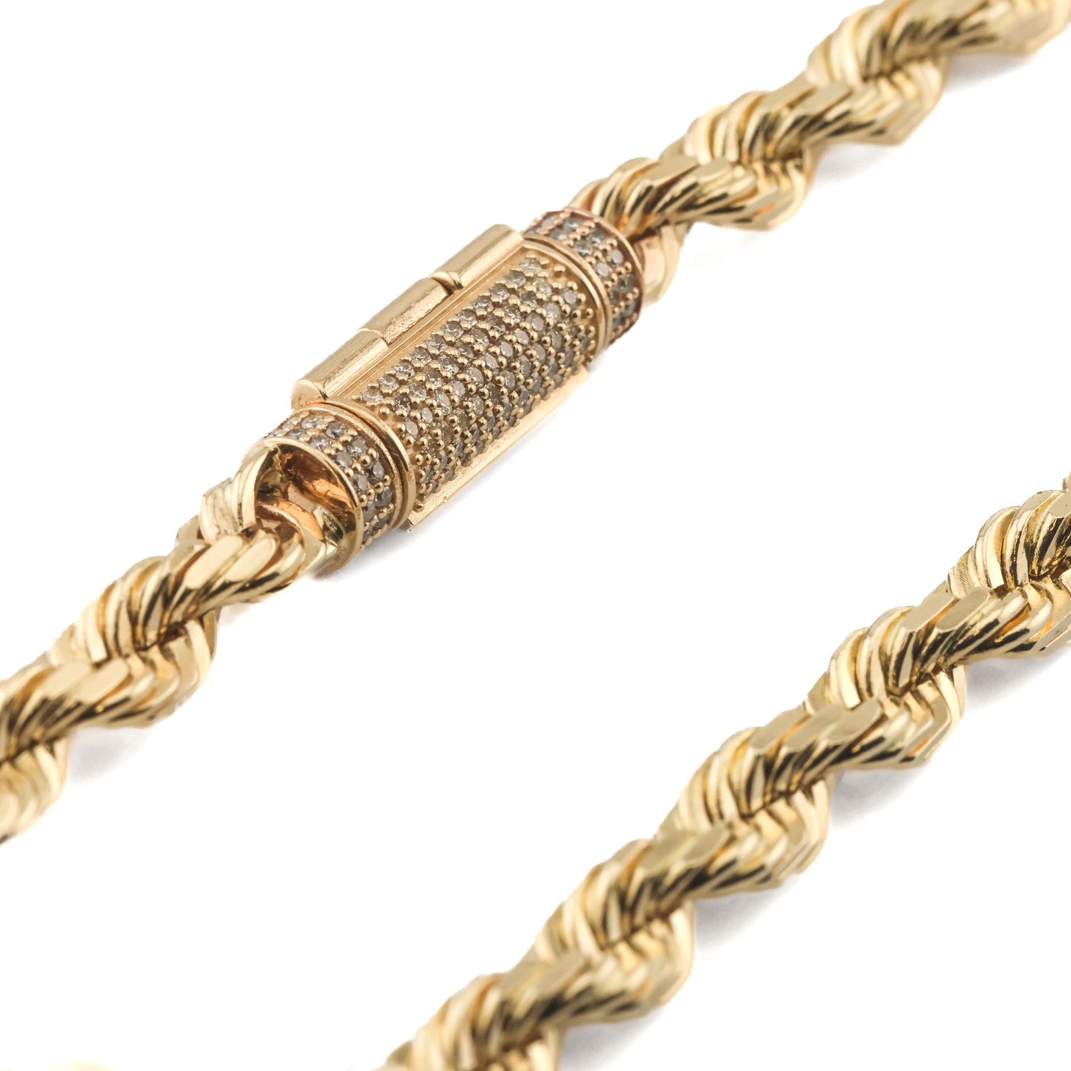 6.7mm Rope Diamond Lock 22&quot;