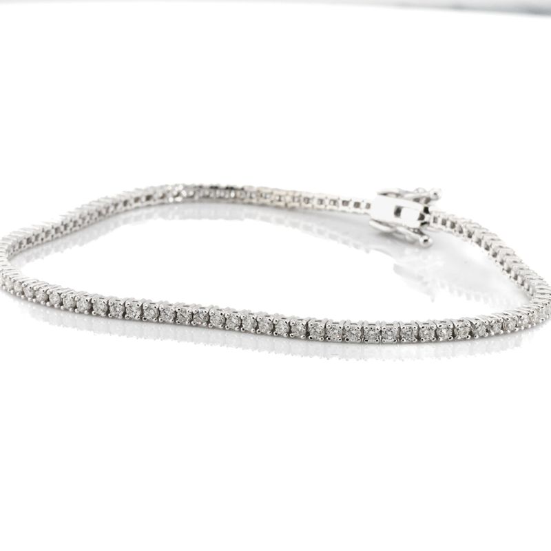 14k 1.2 CT WG tennis bracelet