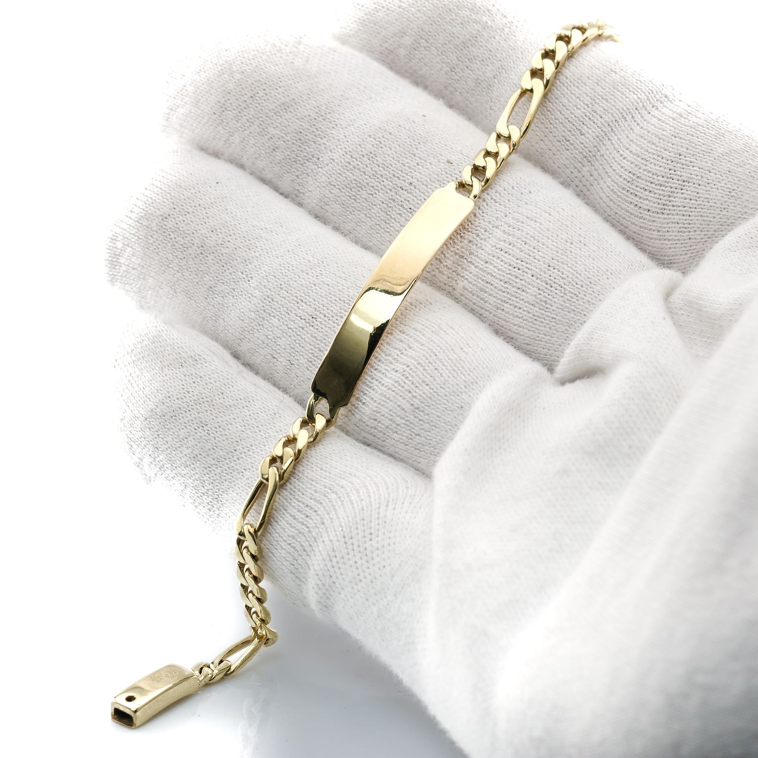 10k s Figaro name bracelet