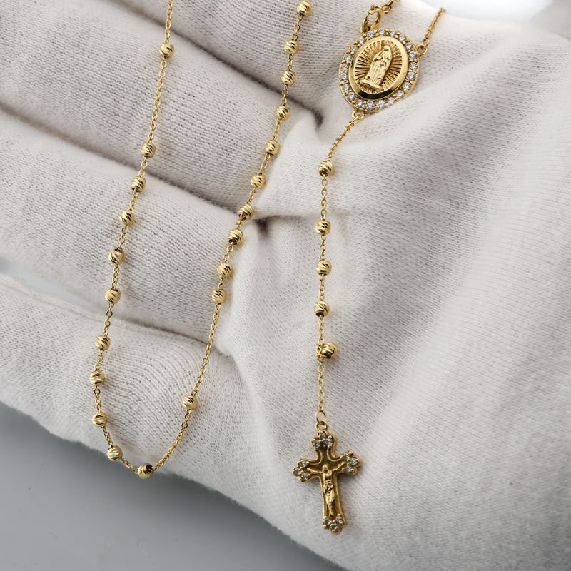 14k yellow gold rosary