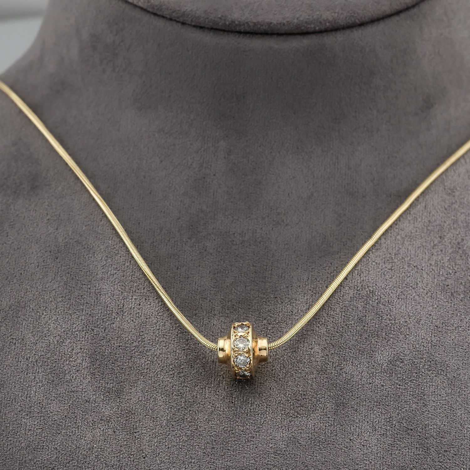 14K Gold and Diamond Chain Set