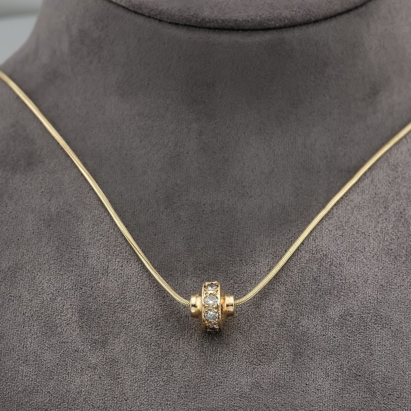 14K Gold and Diamond Chain Set