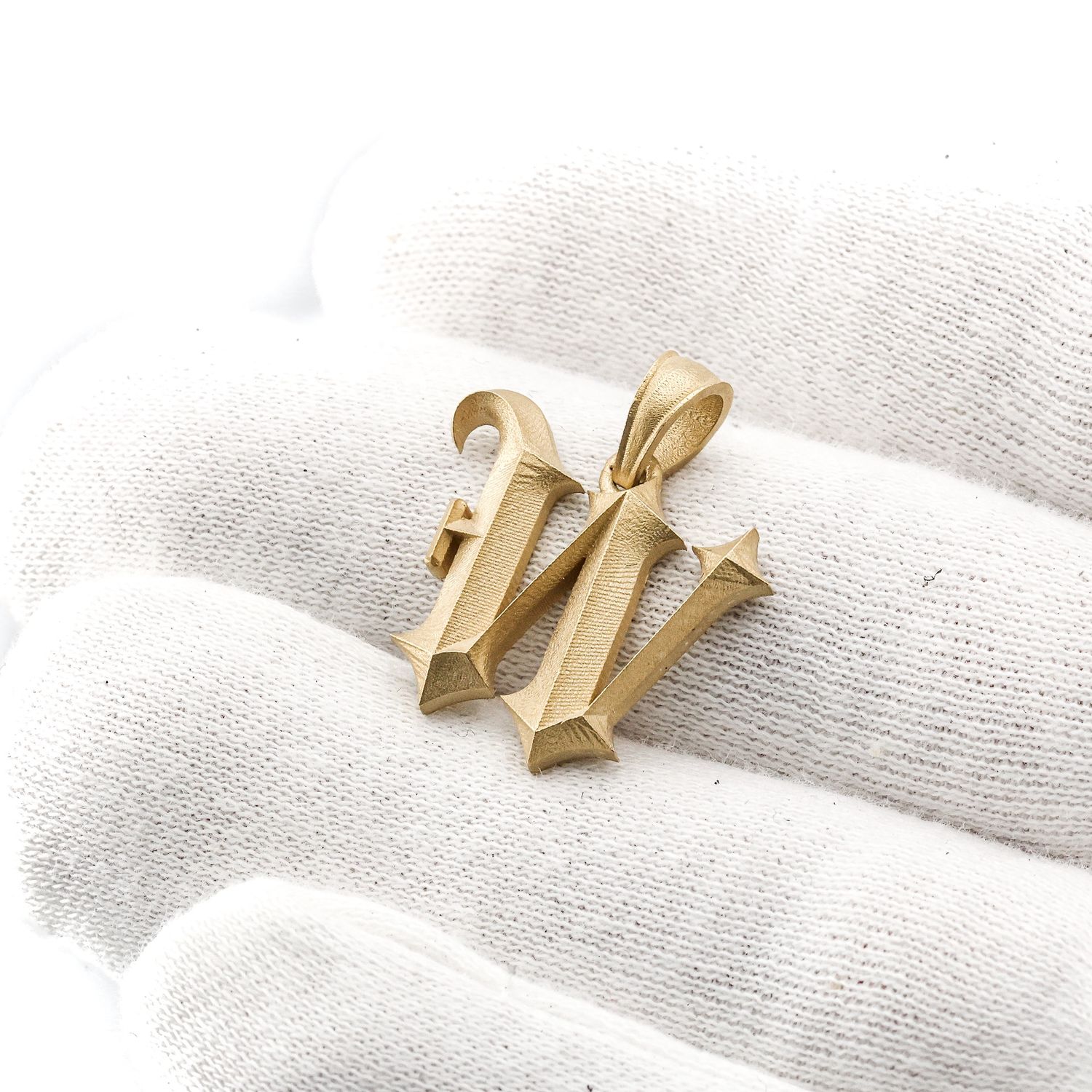 14k Old English Initial