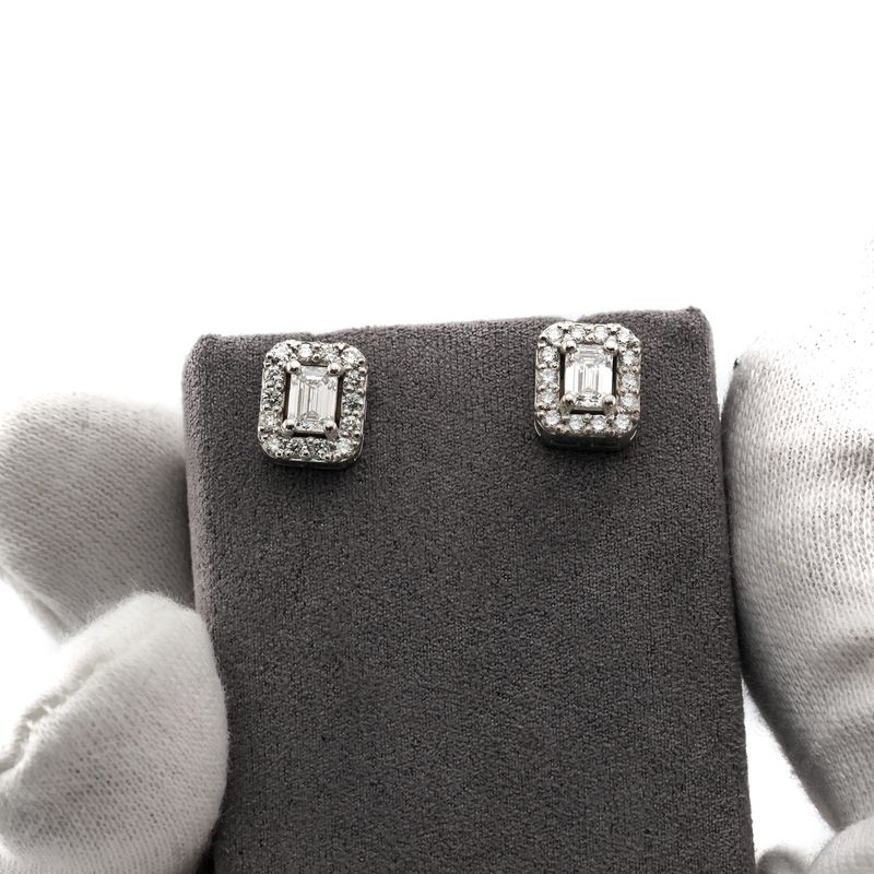 Emerald Cluster Earrings