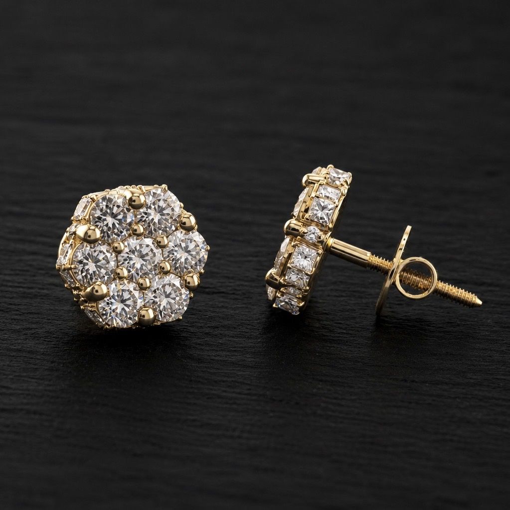 Princess flower Earrings (LG)