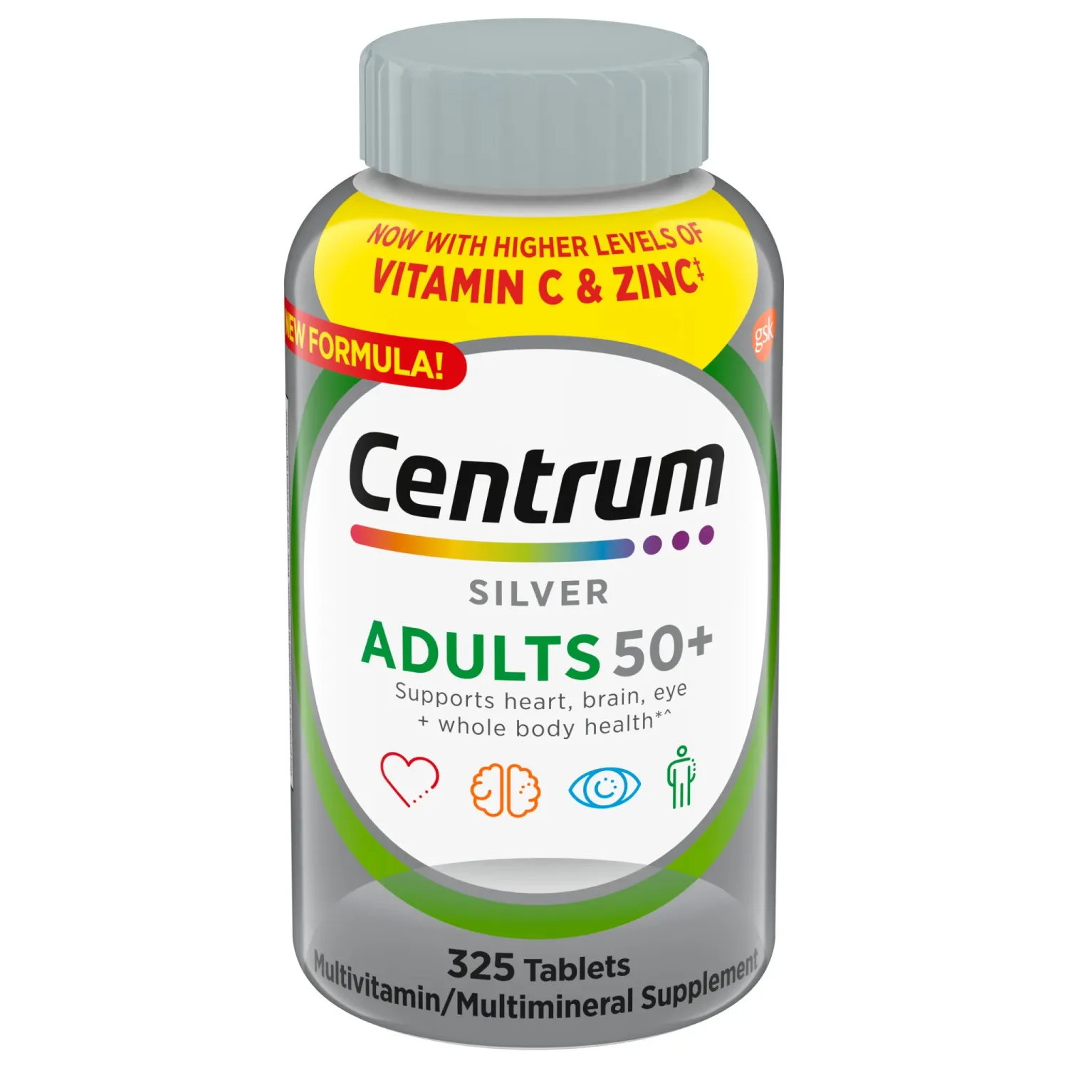 Centrum Silver Adults 50+ – Viên Uống Đa Vitamin &amp; Khoáng Chất Cho Người Trên 50 Tuổi