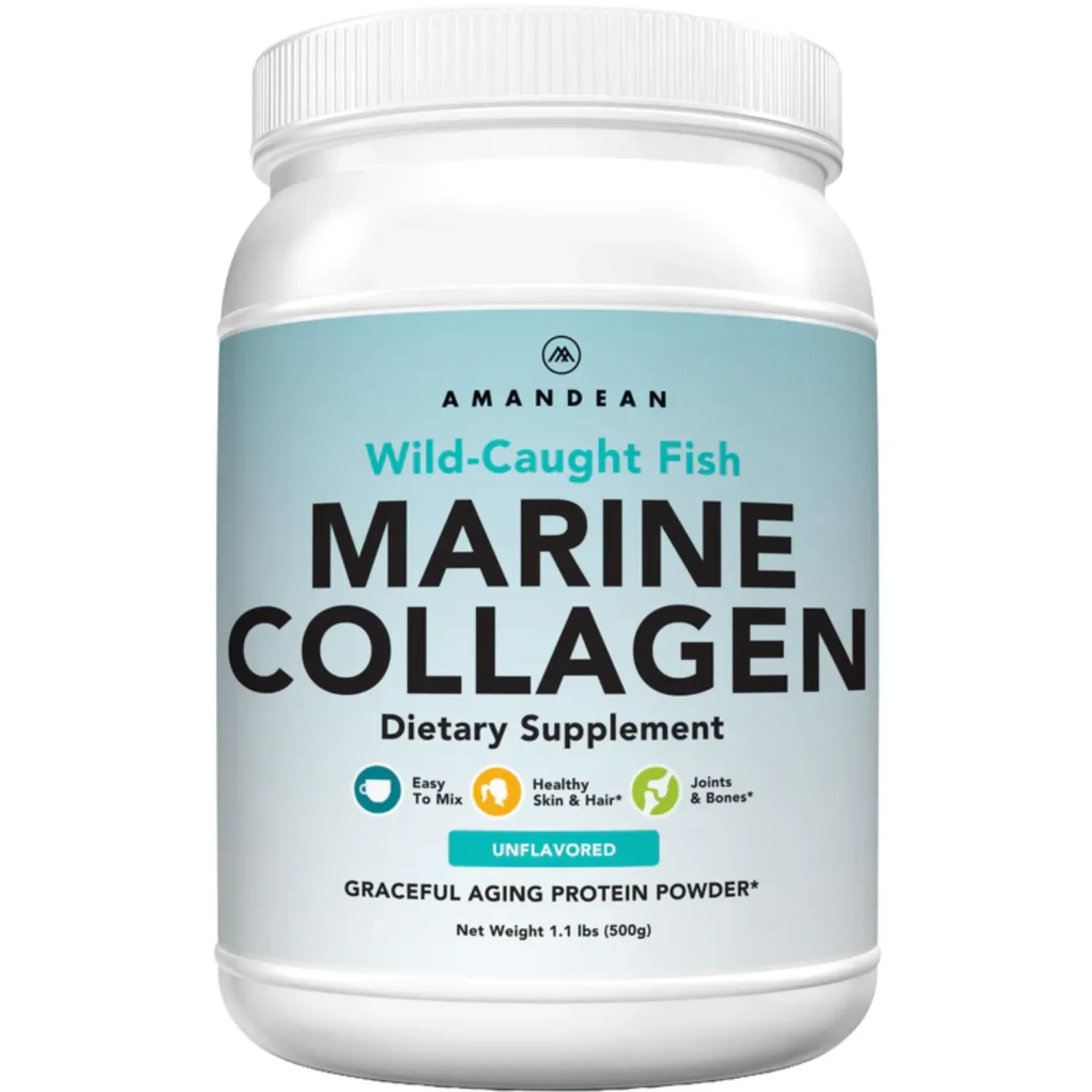 Premium Marine Collagen Powder – Collagen Cá Biển Loại 1 &amp; 3 Thủy Phân Tự Nhiên, Hỗ Trợ Da - Tóc - Móng - Khớp