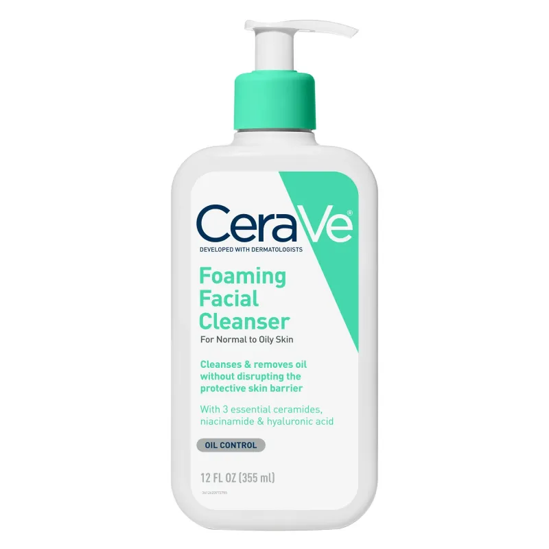 Sữa rửa mặt CeraVe Foaming giúp dưỡng ẩm và bảo vệ da
