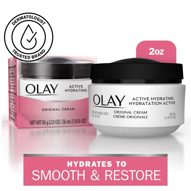 Olay Active Hydrating Facial Cream – Kem Dưỡng Ẩm Chống Lão Hóa Cho Da Khô
