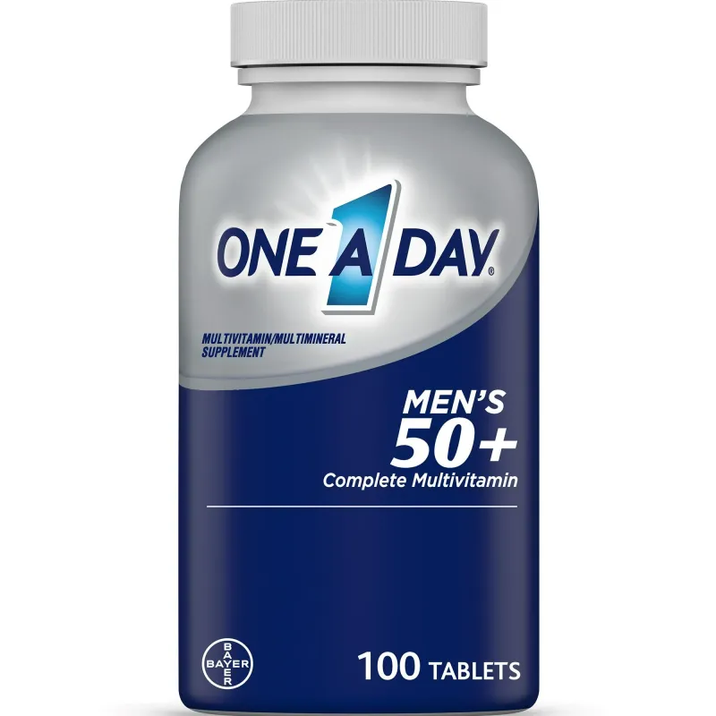 Viên Uống One A Day Men’s 50+ Multivitamin – Bổ Sung Vitamin Cho Nam Trên 50 Tuổi, Lọ 300 Viên