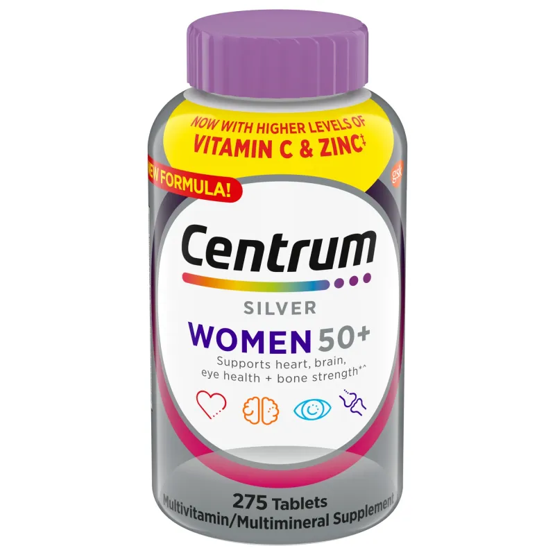 Centrum Silver Women 50+ – Viên Uống Bổ Sung Vitamin &amp; Khoáng Chất Cho Nữ Trên 50 Tuổi