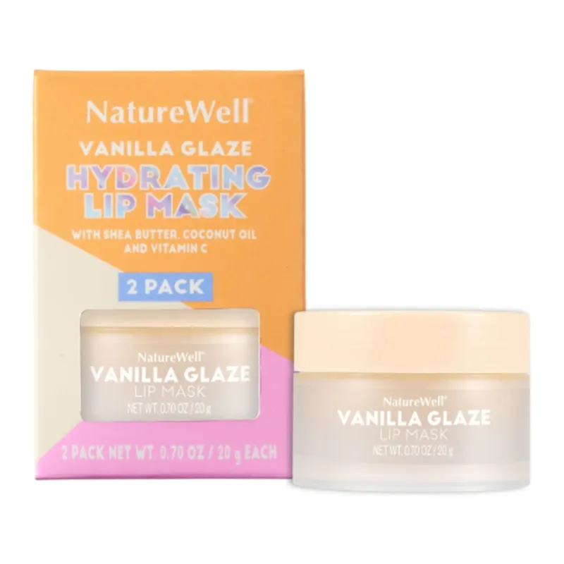 NatureWell Vanilla Glaze – Mặt Nạ Dưỡng Ẩm Môi Chuyên Sâu, Hương Vani, Giúp Môi Mềm Mượt &amp; Căng Mọng