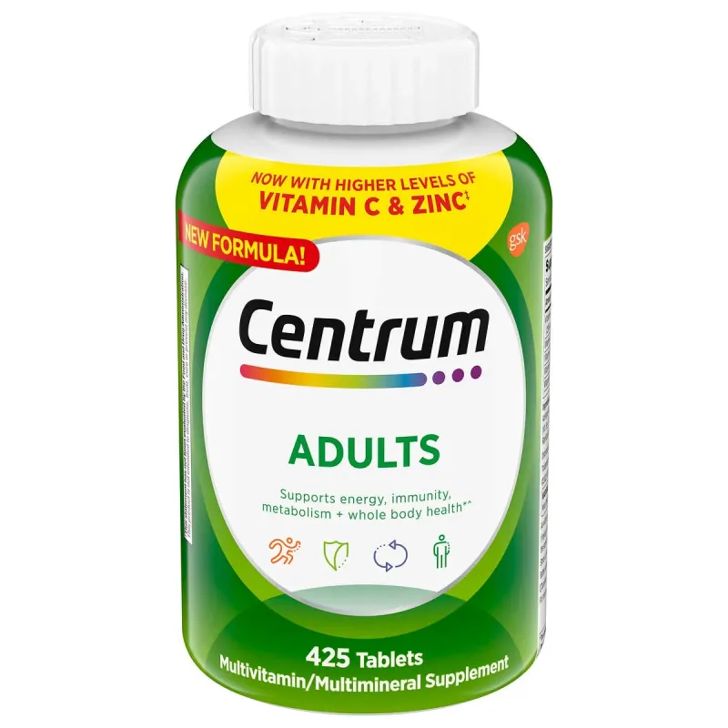 Centrum Adults Multivitamin – Viên Uống Bổ Sung Đa Vitamin &amp; Khoáng Chất Cho Người Lớn