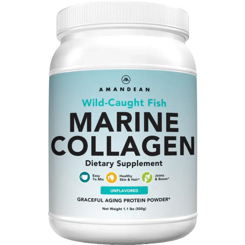 Premium Marine Collagen Powder – Collagen Cá Biển Loại 1 &amp; 3 Thủy Phân Tự Nhiên, Hỗ Trợ Da - Tóc - Móng - Khớp