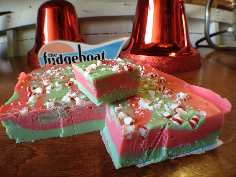 Candy Cane Fudge