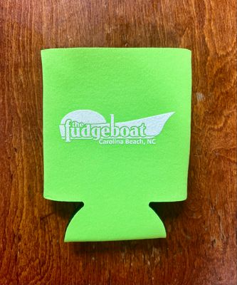 Fudgeboat Koozie - Lime Green