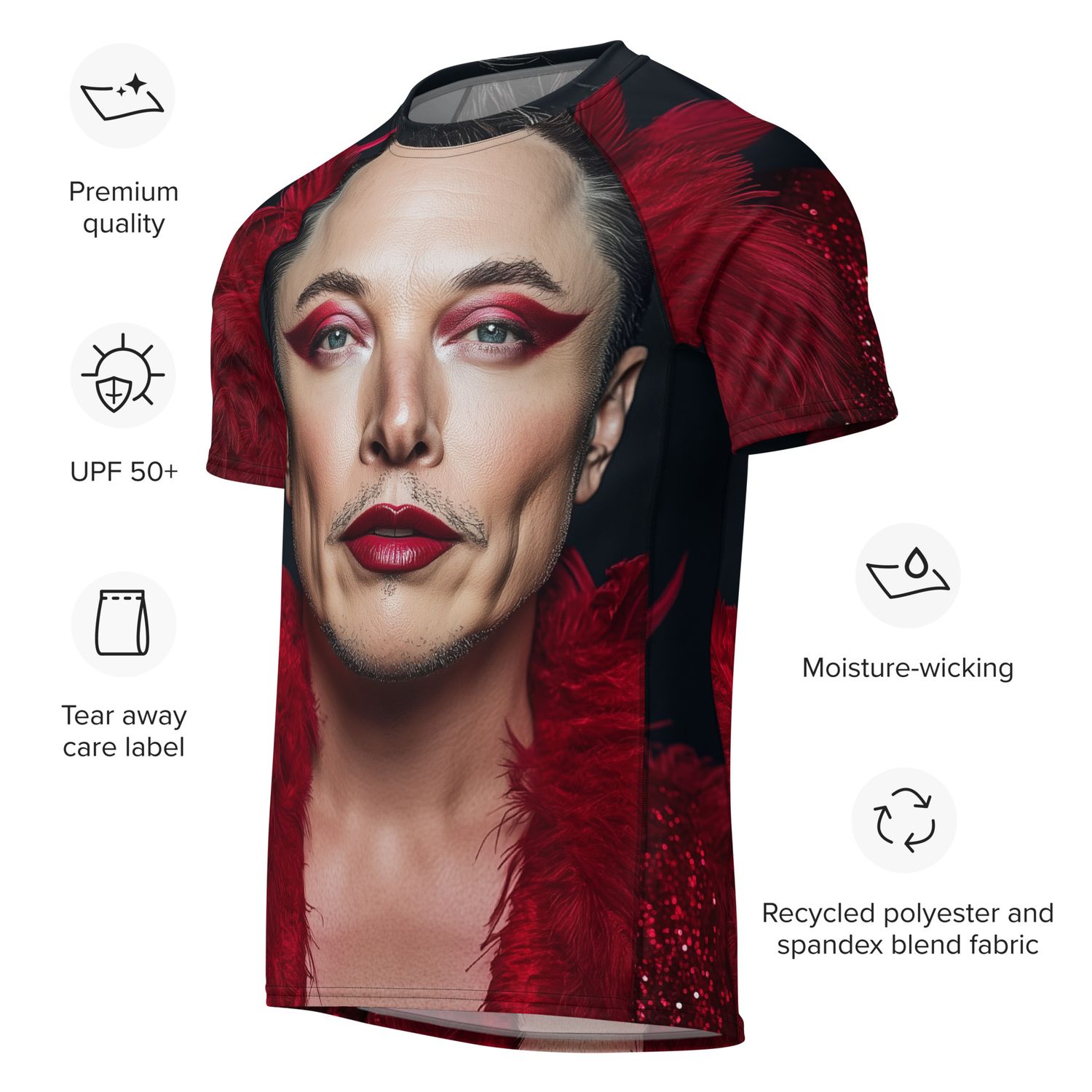 The ELONIA All-over print rash guard, Butch Edition