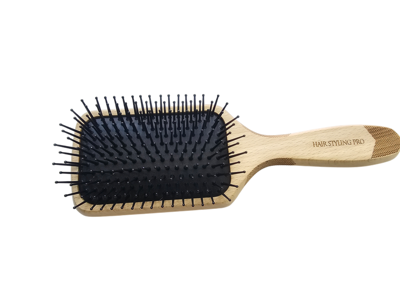 Paddle brush madera