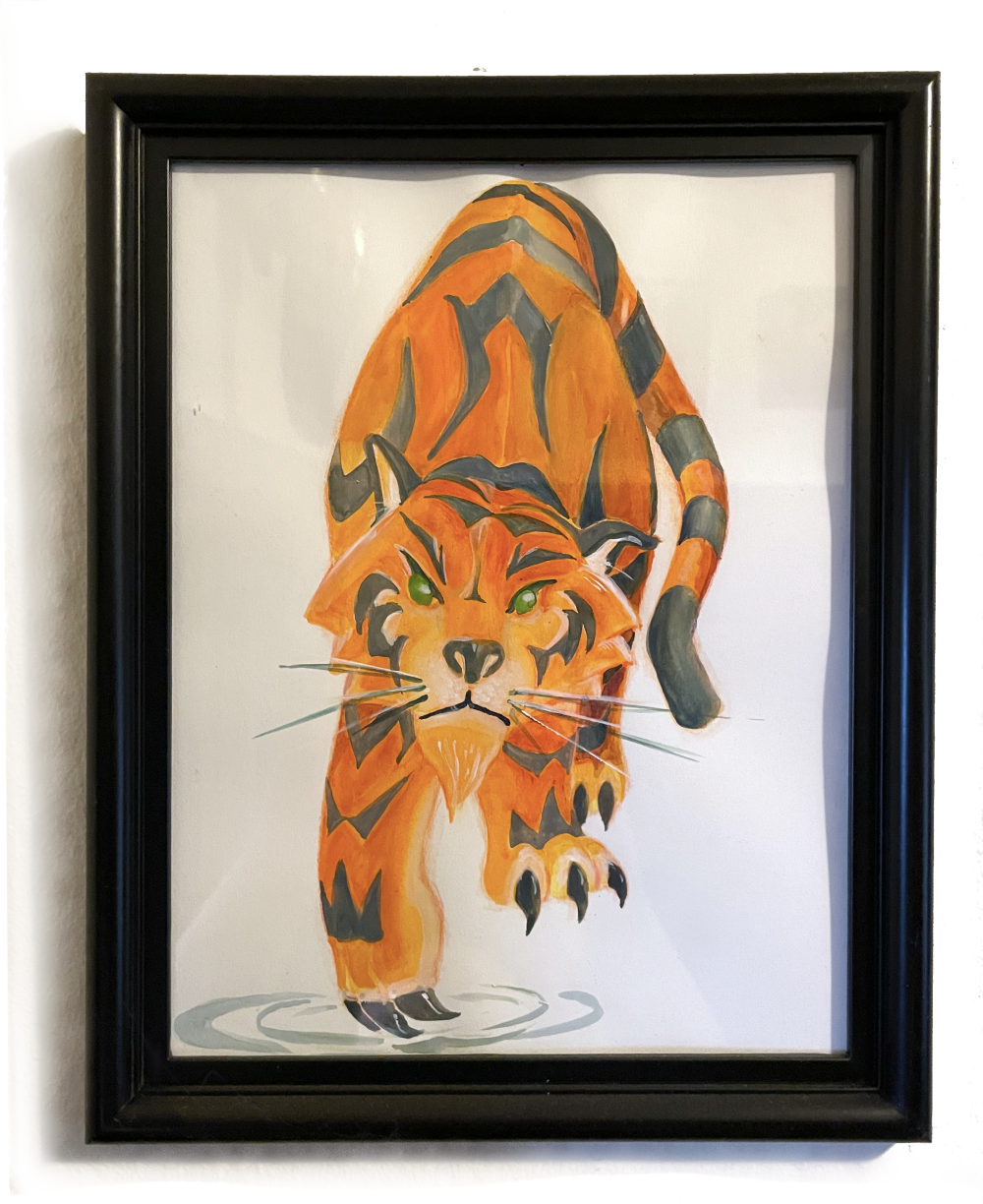 Cover Painting: A Tiger's Tale volume 1