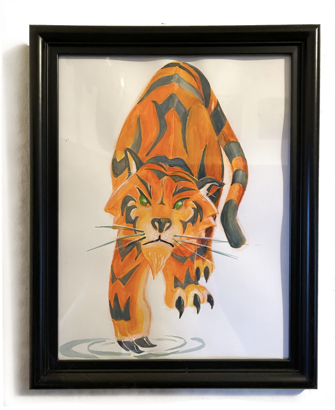 Cover Painting: A Tiger's Tale volume 1