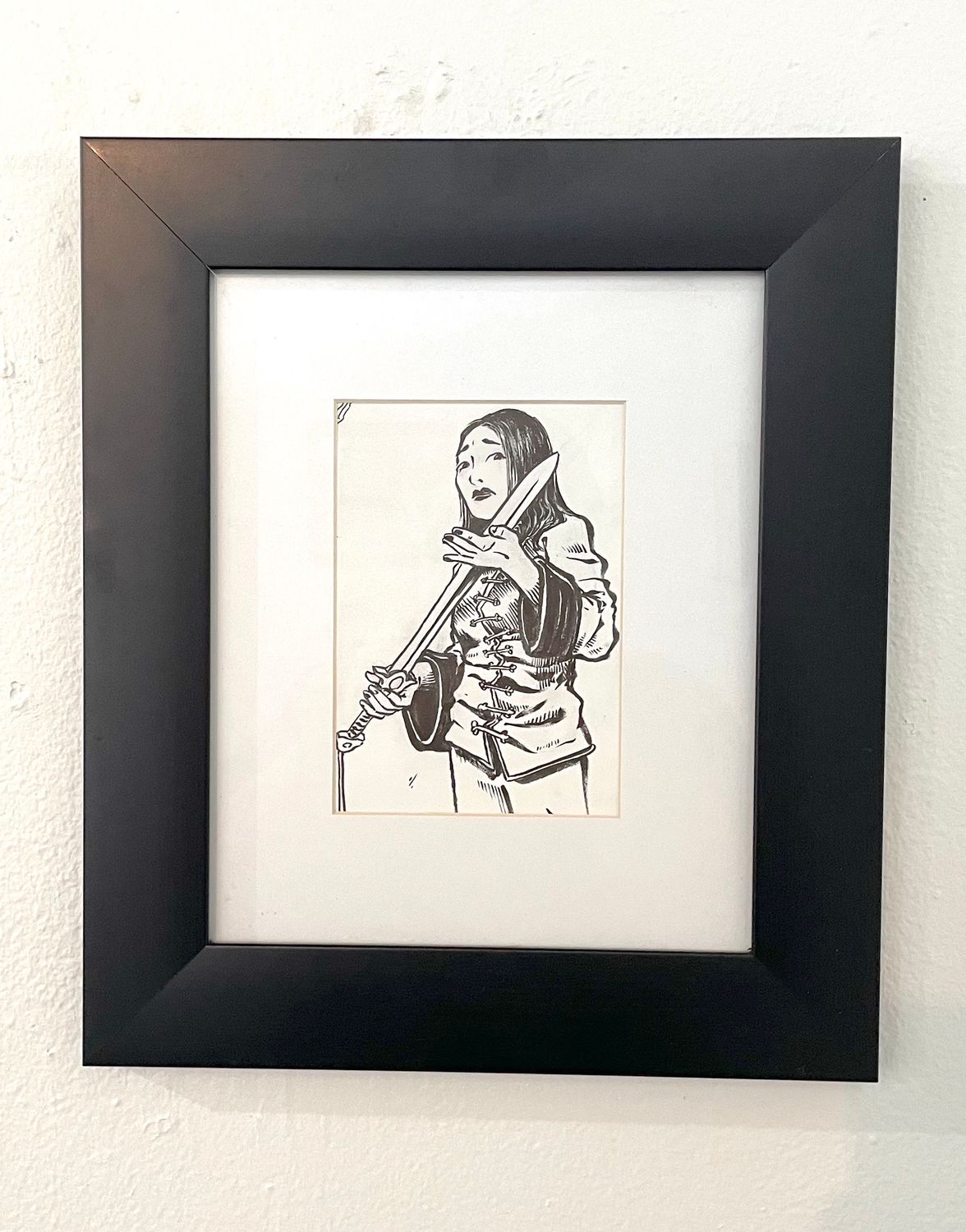 Undead Kungfu Ghost Killer: Ink Original - framed