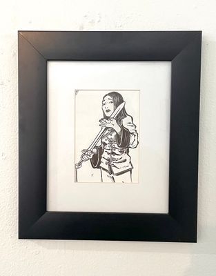 Undead Kungfu Ghost Killer: Ink Original - framed
