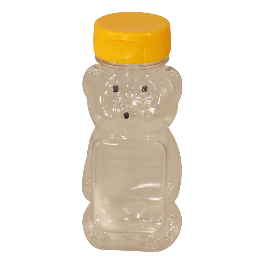 Containers by Case - Bear 8 oz. 1 DOZEN with Lids