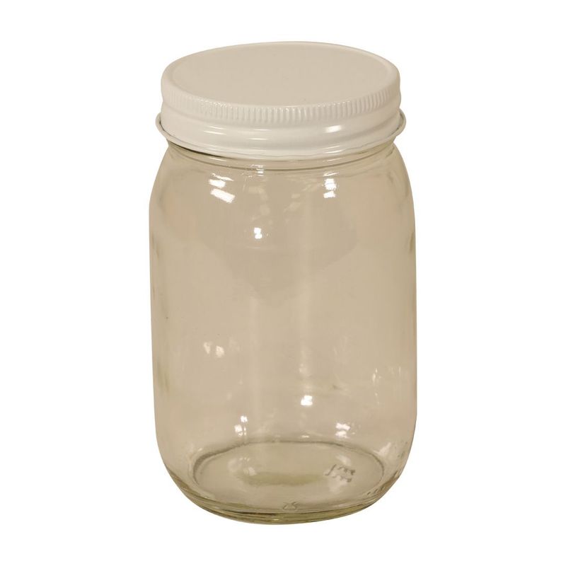 Containers by Case - Glass Jar 1 Pint 1 DOZEN with Lids