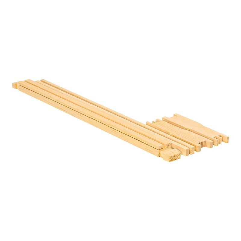 Frame - Shallow Unassembled Wedged Top Bar Split Bottom Bar w/ holes Commercial