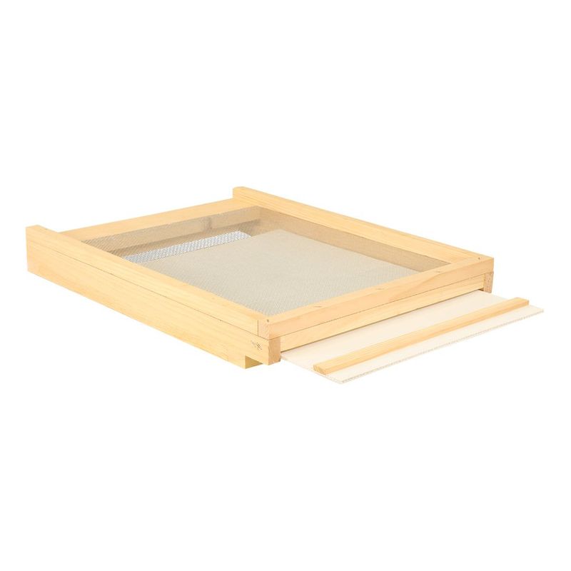 Screened Bottom Board - Assembled Commercial 10-frame with Tray