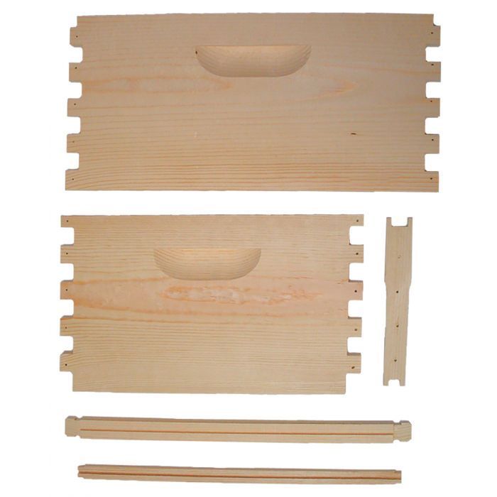 10-Frame Deep Super 9 5/8" with Frames Select Unassembled
