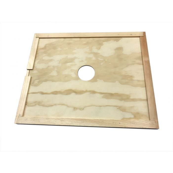 10-Frame Inner Cover with Feed Hole Plywood Assembled