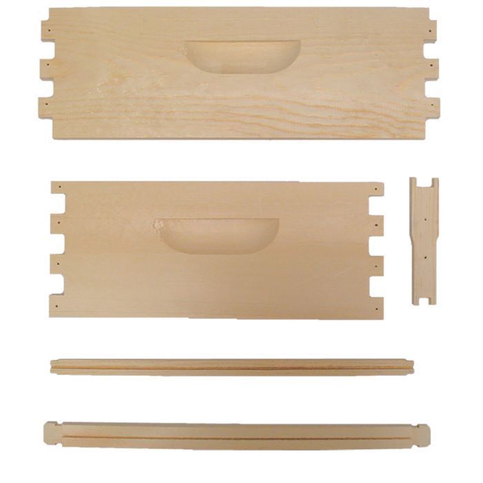 10-Frame Medium Super 6 5/8" with Frames Select Unassembled